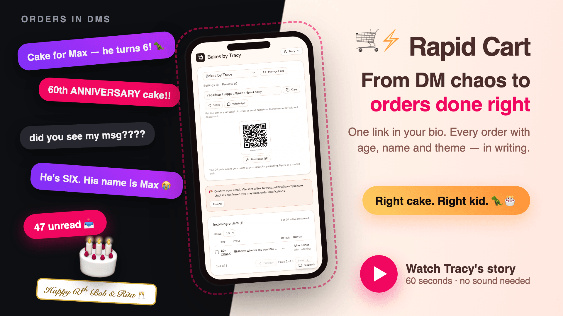 Rapid Cart: Streamline Order Requests with a Single Link screenshot