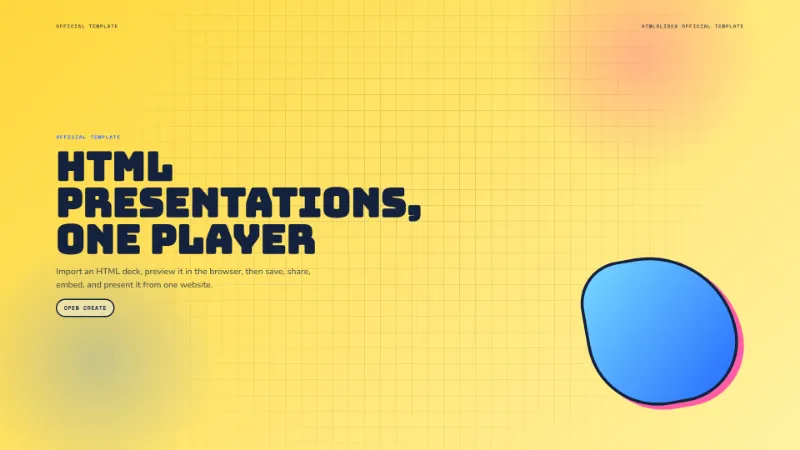 HtmlSlides screenshot