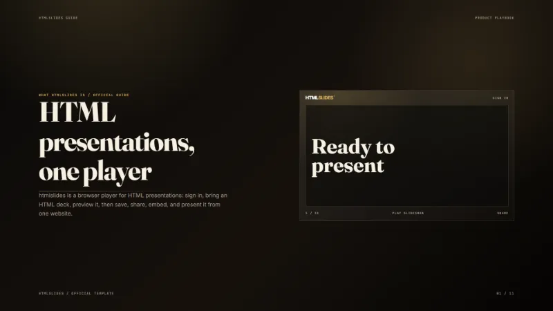 HtmlSlides screenshot