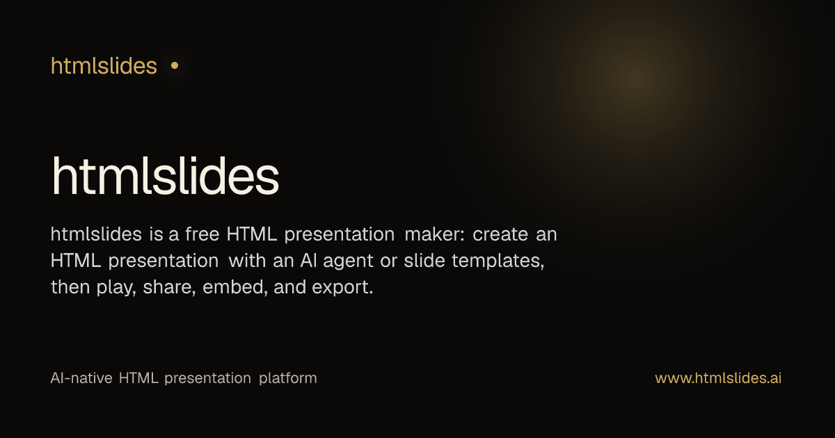 HtmlSlides screenshot