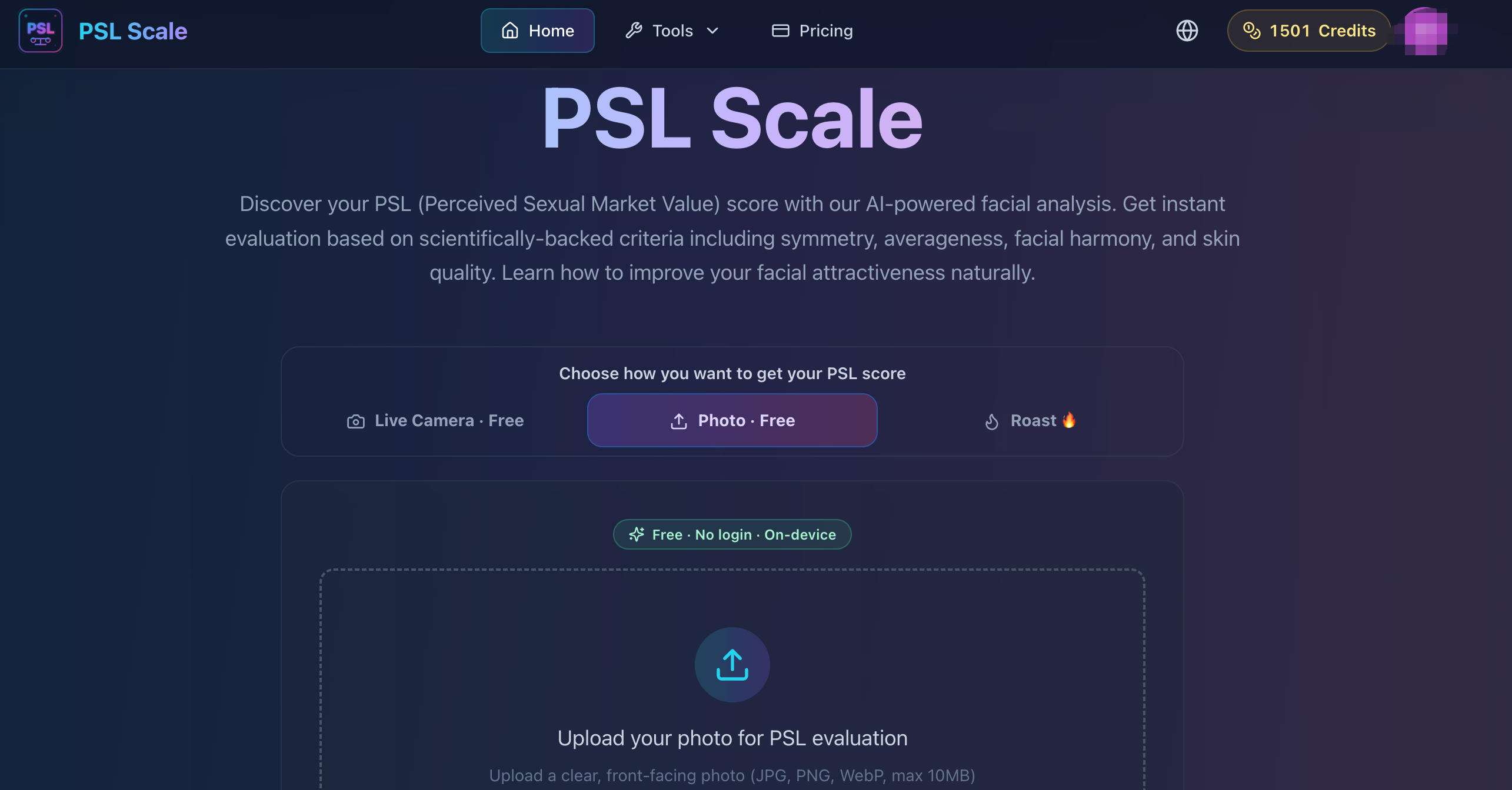 PSL Scale screenshot