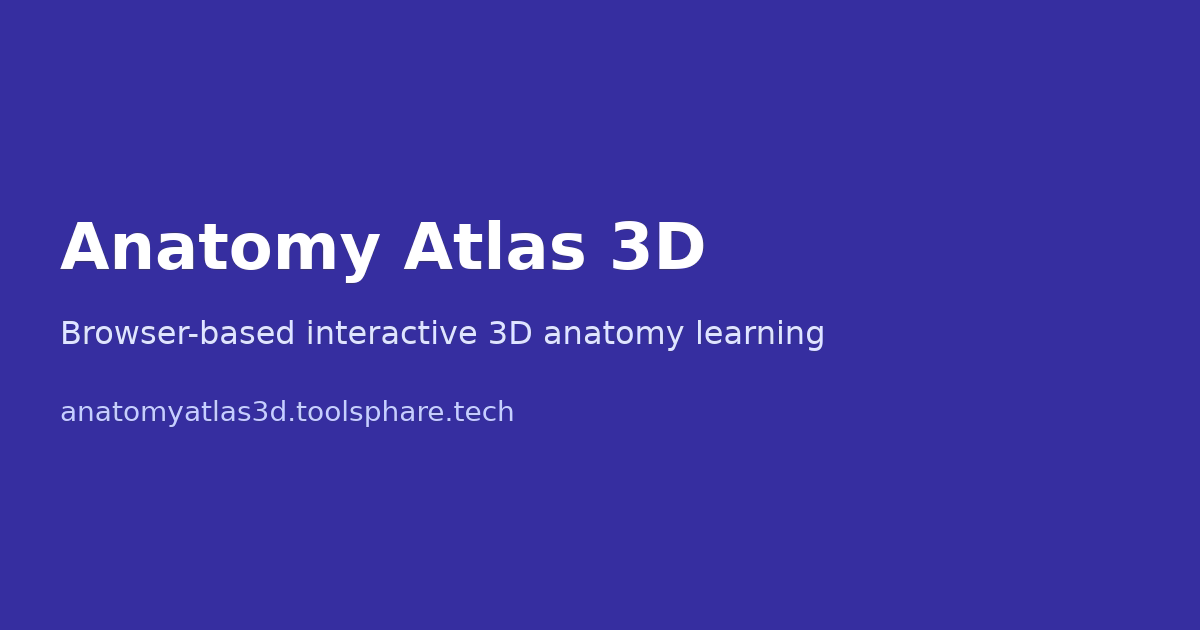 Anatomy Atlas 3D screenshot